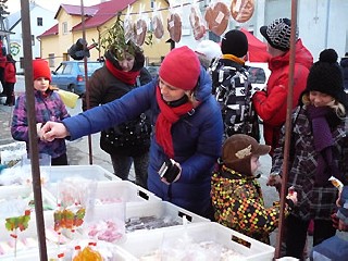 JT50.JPG - Začaly vánoční jarmarky. Tento se konal na návsi v Mikulovicích v sobotu dopoledne. FOTO (pm)