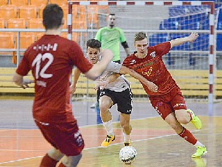 JT09TitulA.jpg - Helas Brno – AC Gamaspol Jeseník 5 : 3 (2:1). AC Gamaspol Jeseník definitivně sestupuje z nejvyšší futsalové soutěže.