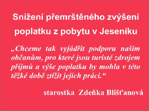 Starostka couvla, ale jen trochu